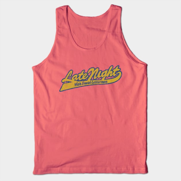 Late Night David Letterman Tank Top by JCD666